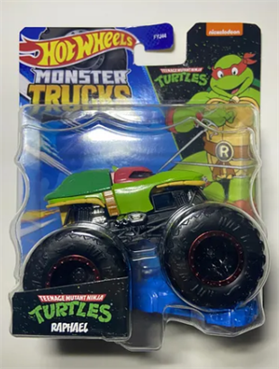 Hot Wheels Monster Trucks 1:64 Arabalar Ninja Turtles FYJ44-HVH72