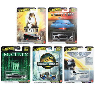 Hot Wheels Pop Culture Serisi Beşli Araba Seti 979A
