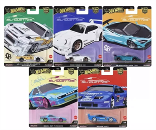 Hot Wheels Premium Arabalar Silhouette Beşli Araba Seti 2025