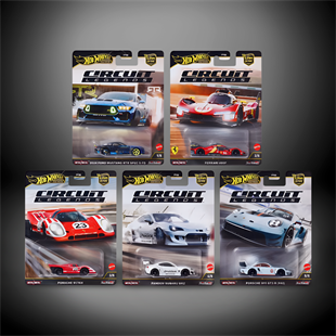 Hot Wheels Premium Circuit Legends Beşli Araba Seti