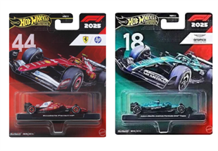 Hot Wheels Premium Formula 1 İkili Araba Seti FERRARİ- ASTON MARTİN