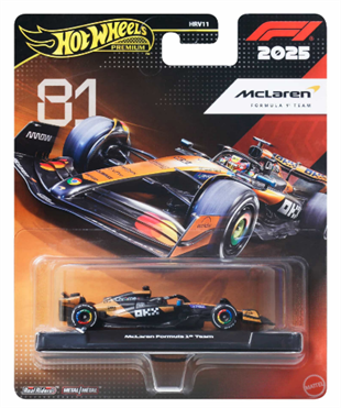Hot Wheels Premium Formula 1 Yarış Arabası HRV11 - JKD81 Mclaren Formula 1 Team