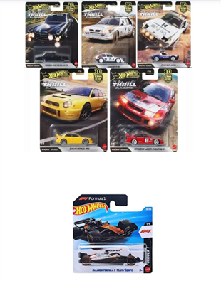 Hot Wheels Premium Thrill Climbers Set + Mclaren Formula 1 Equip Team