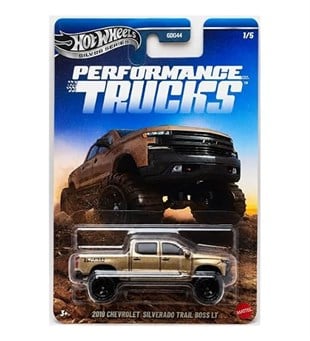 Hot Wheels Silver Series Performance Truck 2019 CHEVROLET SİLVERADO TRAİL BOSS LT