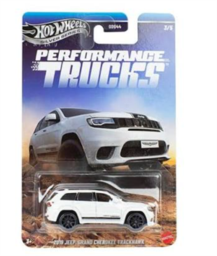 Hot Wheels Silver Series Performance Truck 2019 JEEP GRAND CHEROKEE TRACKHAWK