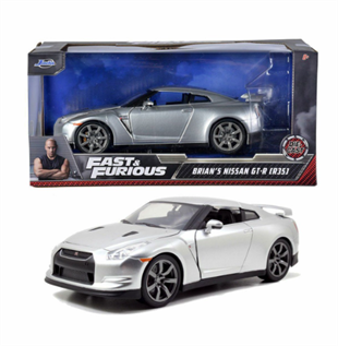 Jada Fast&Furious Temalı 2009 Nissan GT-R 1:24 Model Araba