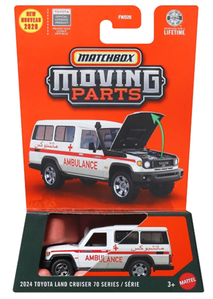 Matchbox Moving Parts 2024 Toyota Land Cruiser 70 Series FWD28 - JHV35