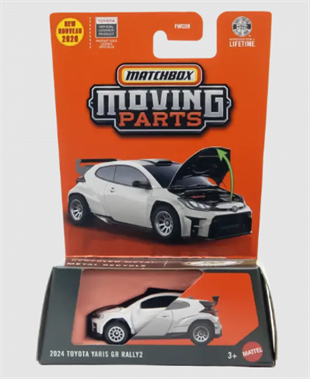 Matchbox Moving Parts 2024 Toyota Yaris GR Rally2 FWD28 - JHV36