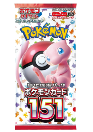 Pokemon Scarlet & Violet 151 Japanese Booster Pack