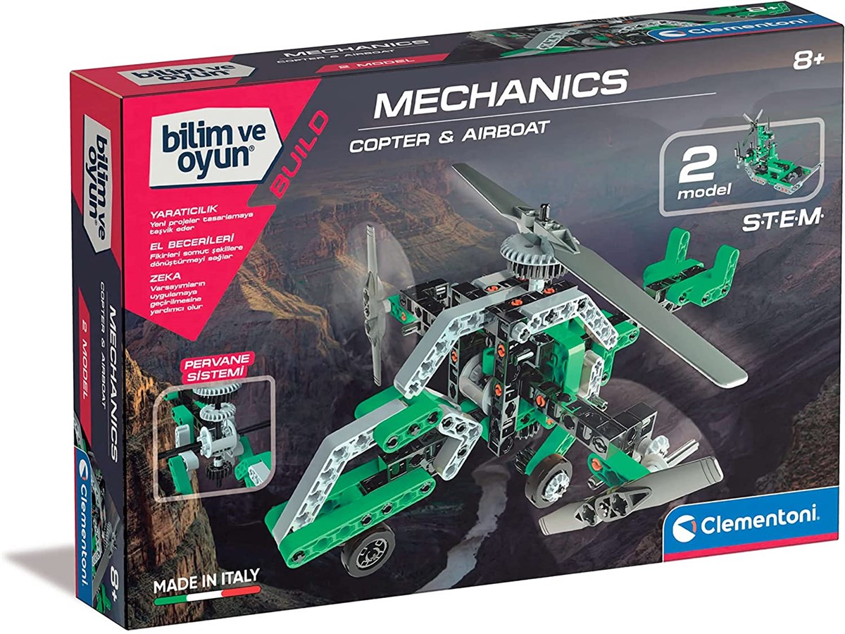 Clementoni Mekanik Laboratuvarı Copter&Airboat