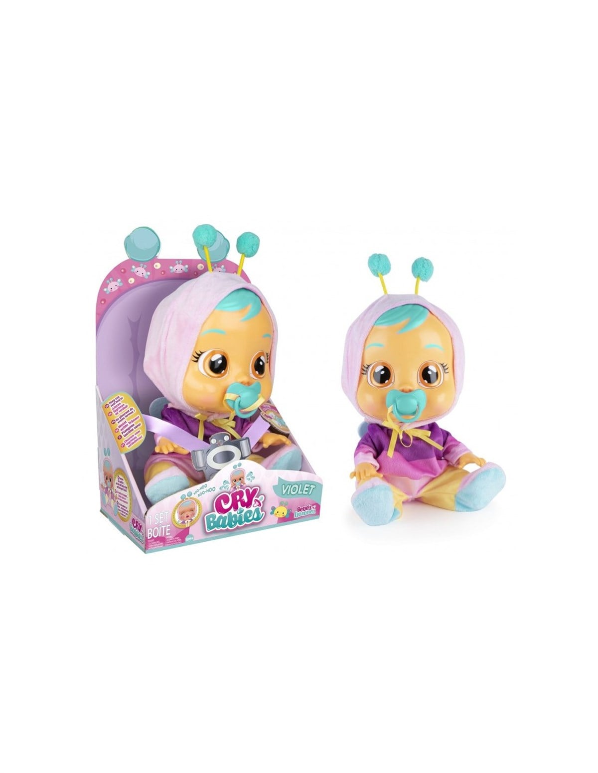 Cry Babies Ağlayan Bebeğim Violet CYB15000