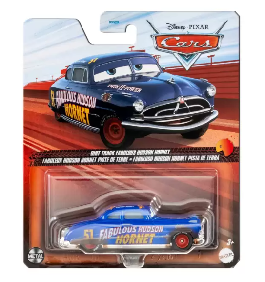 Disney Cars 1/64 Dirt Track Fabolous Hudson Hornet DXV70