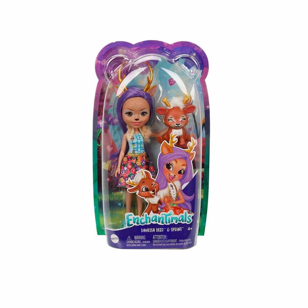 Enchantimals Karakter Bebekler ve Dostları Danessa Deer & Sprint