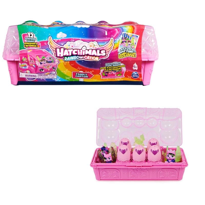 Hatchimals Yumurta Kartonu Kurt Ailesi