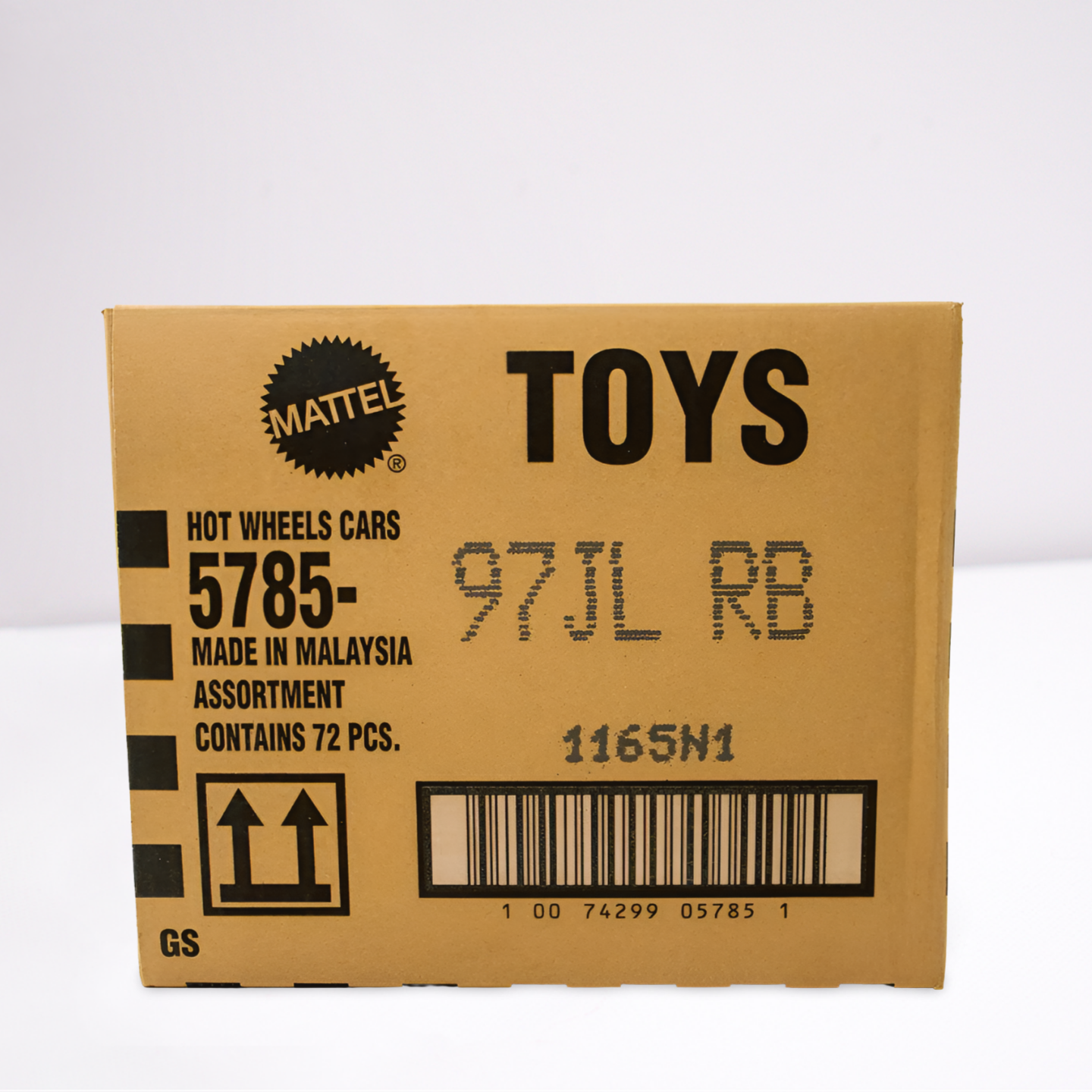Hot Wheels 2025 Regular L Case 72'li Araba Kutusu