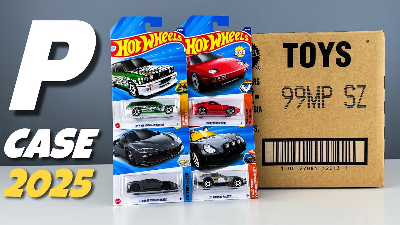 Hot Wheels 2025 Regular P Case 72'li Araba Kutusu