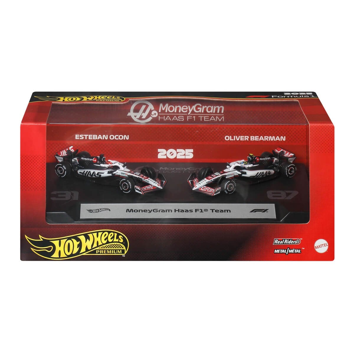 Hot Wheels 2'li Premium Formula 1 Paketi Esteban Ocon - Oliver Bearman JMM89 - JMM97