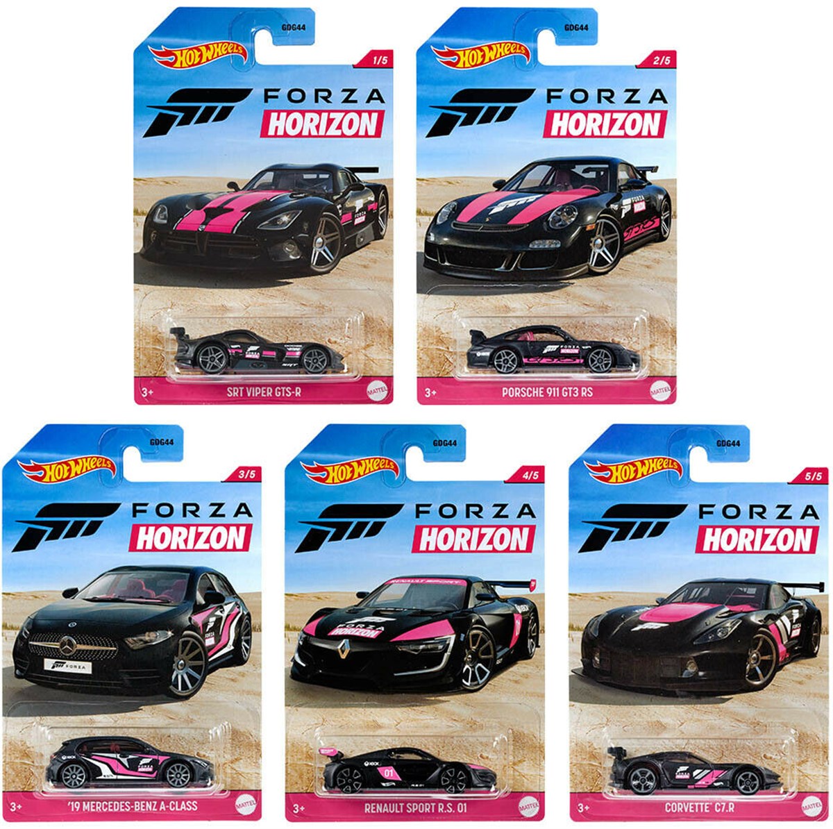 Hot Wheels Beşli Araç Setleri Forza Horizon GYN22-GRP33