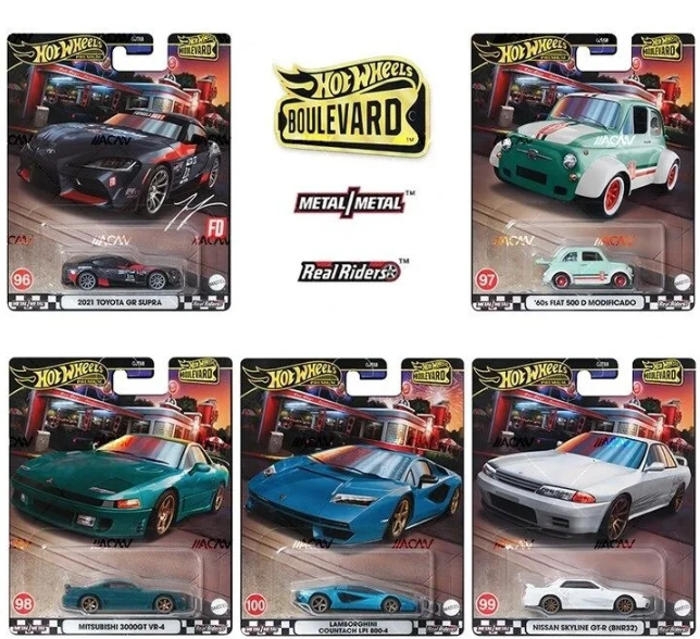 Hot Wheels Boulevard Premium Beşli Araba Seti 2024 Mix 2GJT68 979V