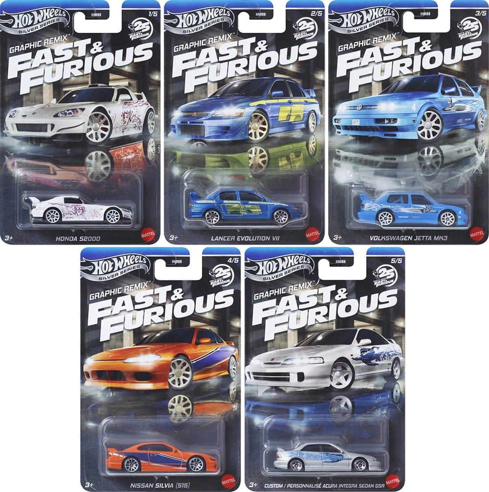 Hot Wheels Graphic Remix Beşli Araba Serisi HNR88