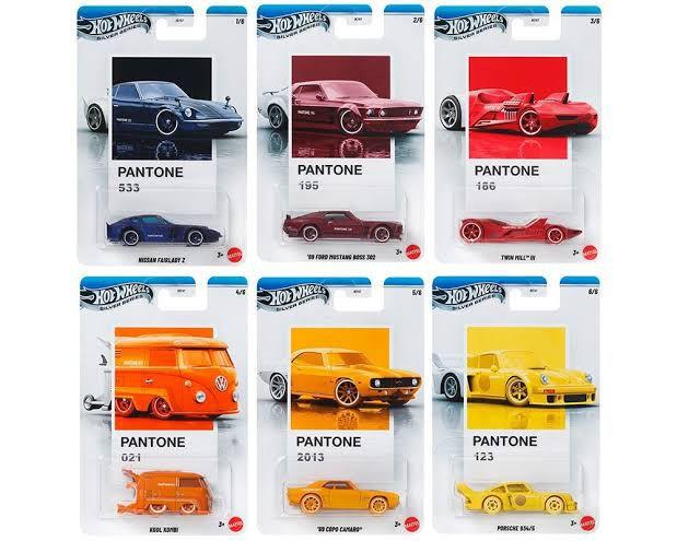 Hot Wheels Pantone Arabalar 6'lı Set JKY47