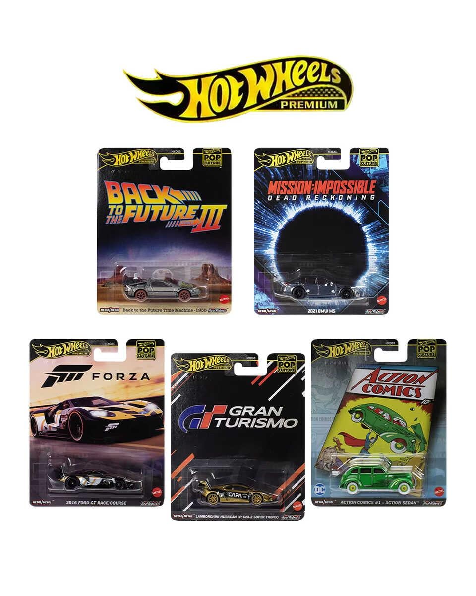 Hot Wheels Pop Culture Mix Set 5 Premium Araba Seti