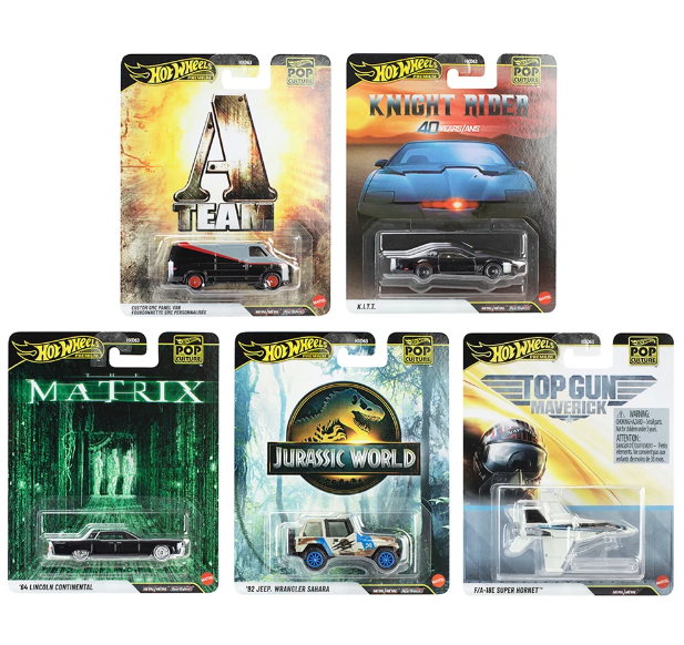 Hot Wheels Pop Culture Serisi Beşli Araba Seti 979A
