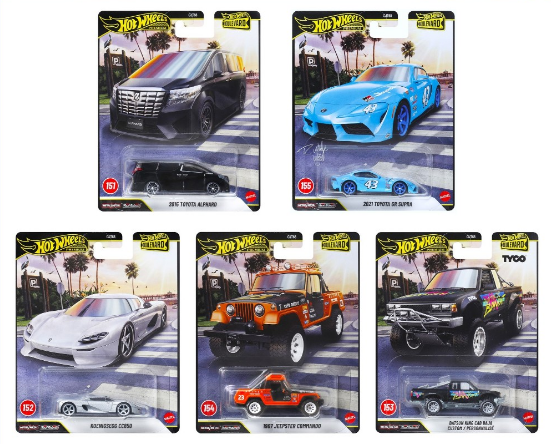 Hot Wheels Premium Boulevard 5'li Set GJT68-978H
