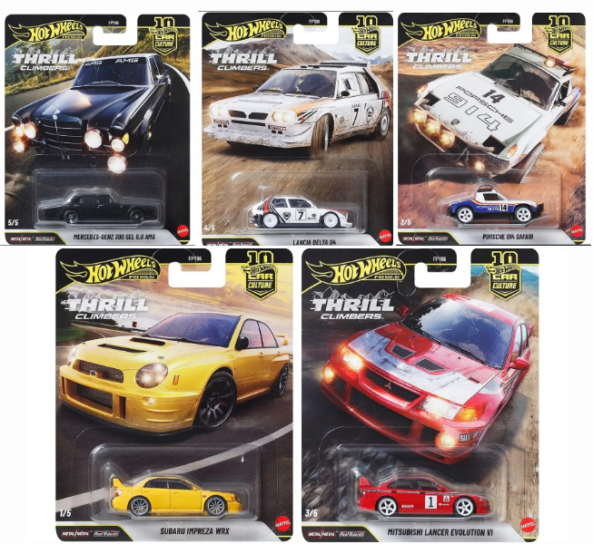 Hot Wheels Premium Car Culture Thrill Climbers 5'li Set FPY86-976Q