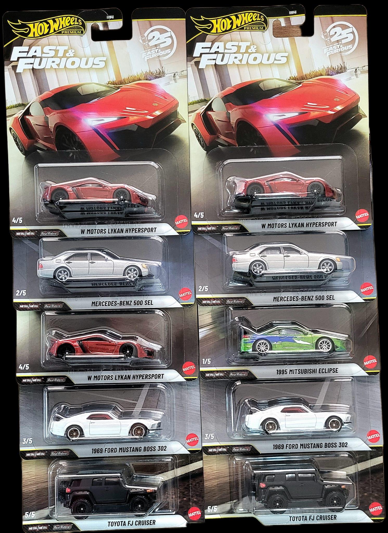 Hot Wheels Premium Fast&Furious 10'lu HNW46-979N 