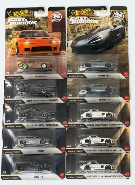 Hot Wheels Premium Fast&Furious 10'lu Set HNW46 - 979R