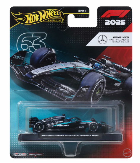 Hot Wheels Premium Formula 1 Yarış Arabası HRV11 - Jkd80 Mercedes-Amg Petronas Formula One Team