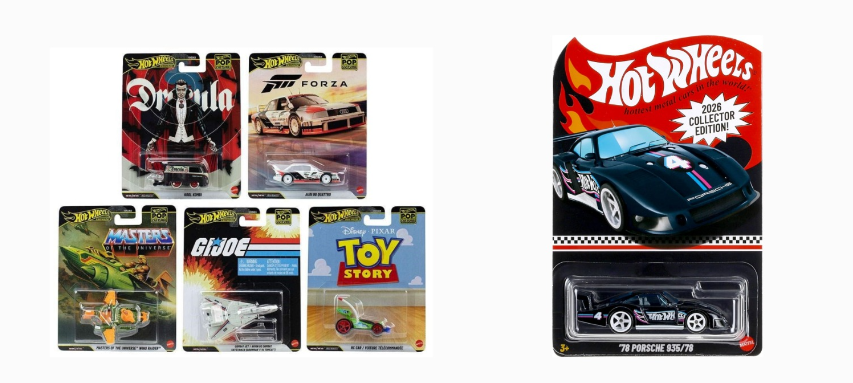 Hot Wheels Premium Pop Culture 5'li Set + '78 Porsche 935/78	