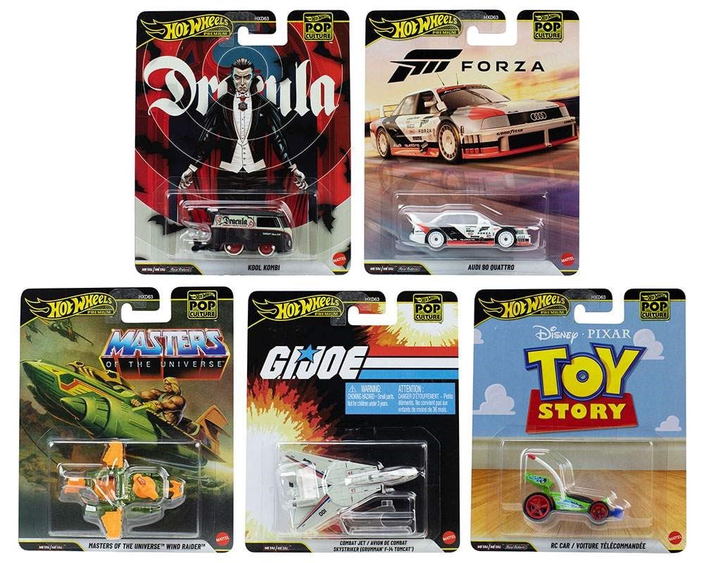 Hot Wheels Premium Pop Culture 5'li Set HXD63-979R