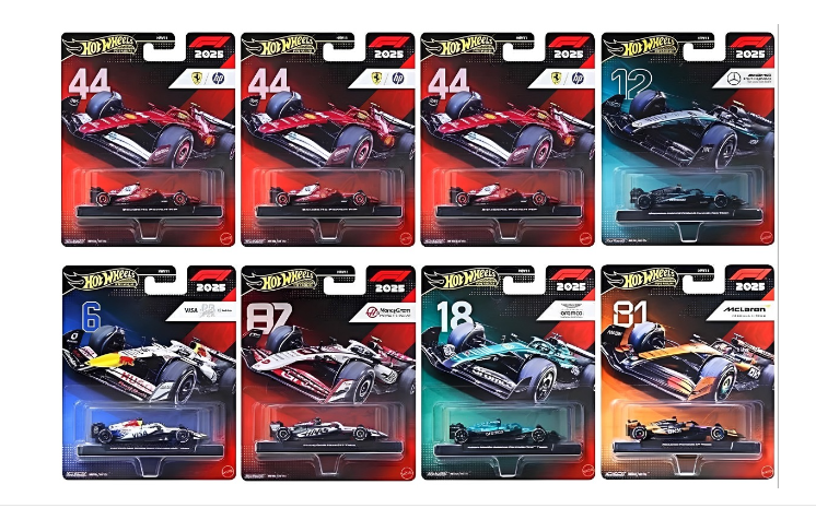 Hot Wheels Premium Sekizli Formula 1 Araba Seti 979L-K
