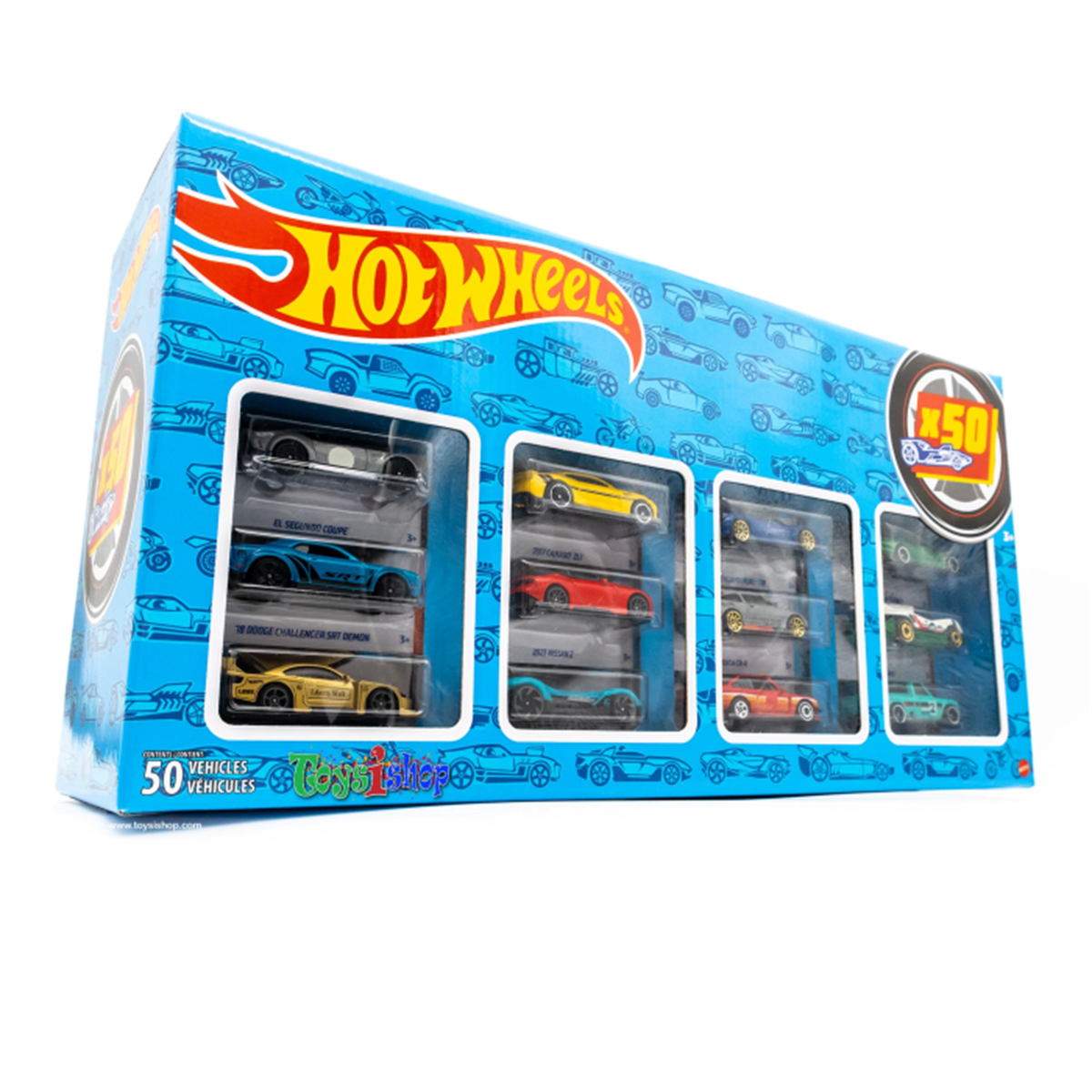 Hot Wheels Regular Araba Setleri 50 Arabalı Set CGN22