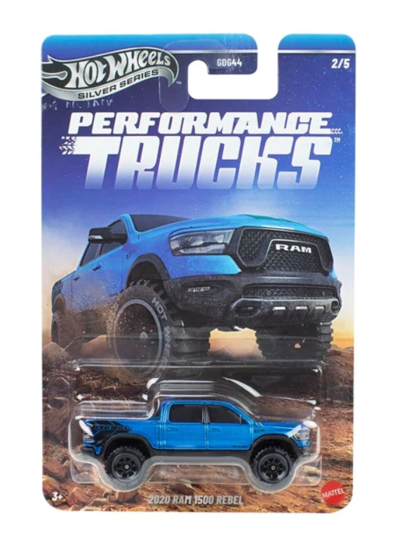 Hot Wheels Silver Series Performance Truck 2020 RAM 1500 REBEL