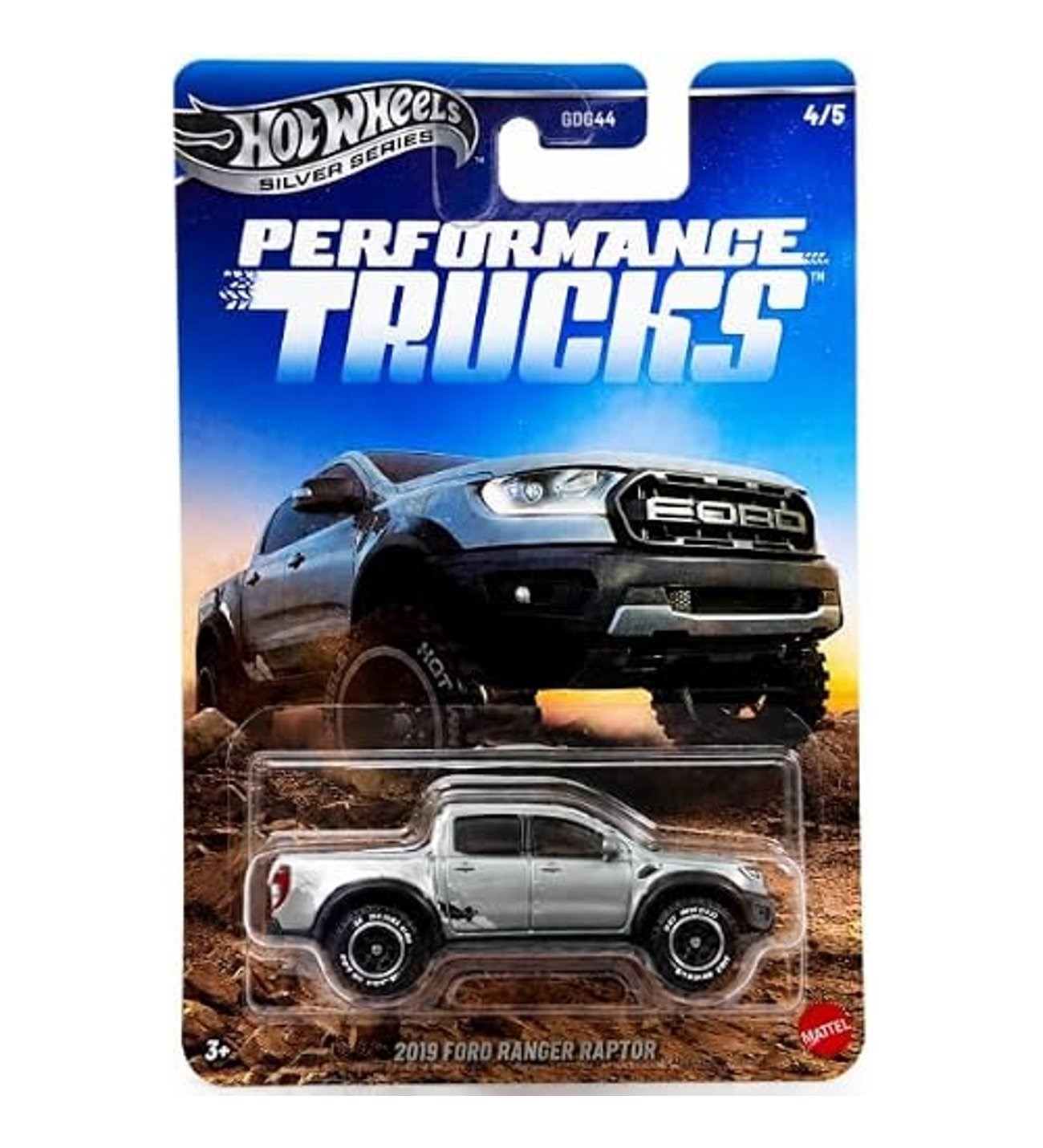 Hot Wheels Silver Series Performance Truck 2019 FORD RANGER RAPTOR