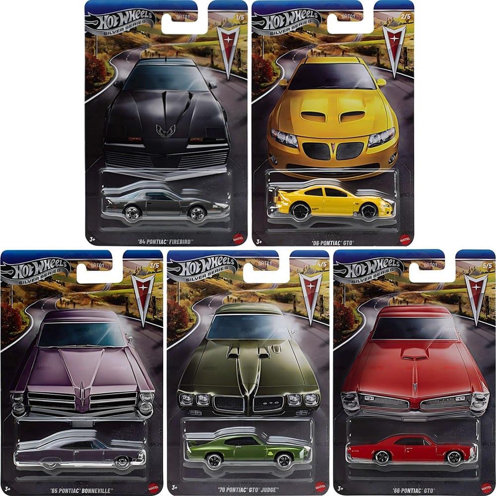 Hot Wheels Silver Series Pontiac Beşli Araba Seti