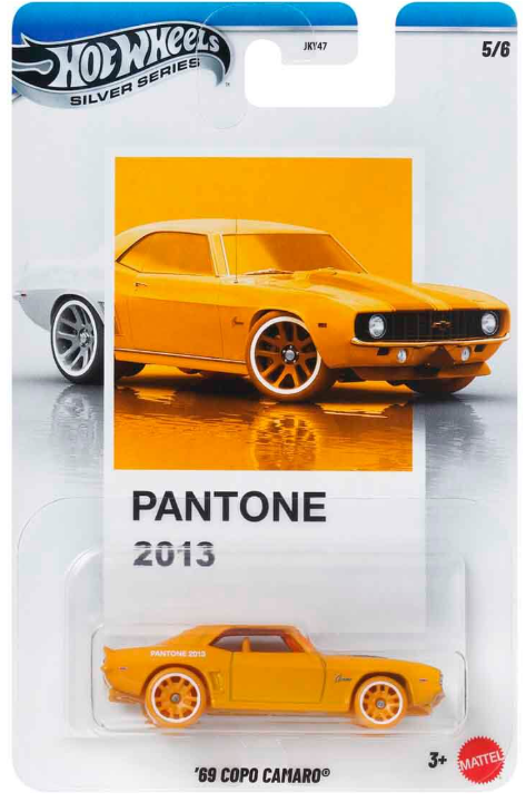 Hot Wheels Silver Serisi Pantone Diecast Arabalar 69 Copo Camaro JKY50