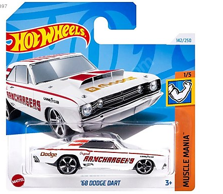 HOT WHEELS TEKLİ ARABALAR '68 DODGE DART