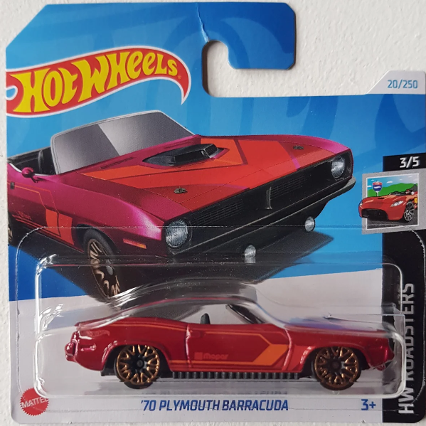 HOT WHEELS TEKLİ ARABALAR '70 PLYMOUTH BARRACUDA