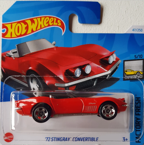 HOT WHEELS TEKLİ ARABALAR '72 STİNGRAY CONVERTİBLE