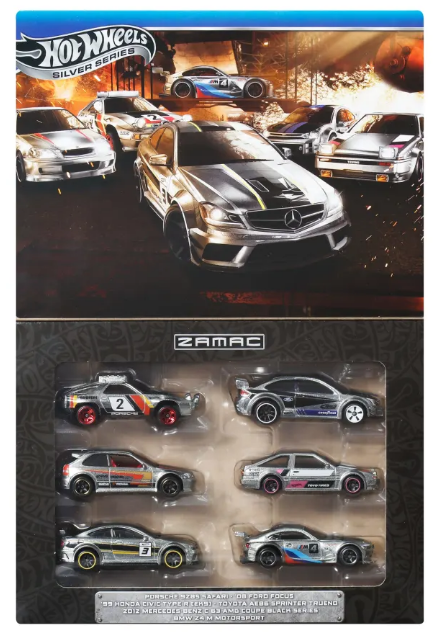 Hot Wheels Zamac Multipack Metal 6'lı JBY80