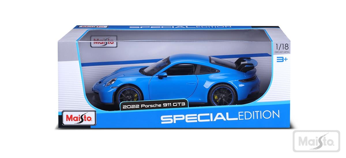 Maisto 1/18 Porsche 911 GT3 Model Araba