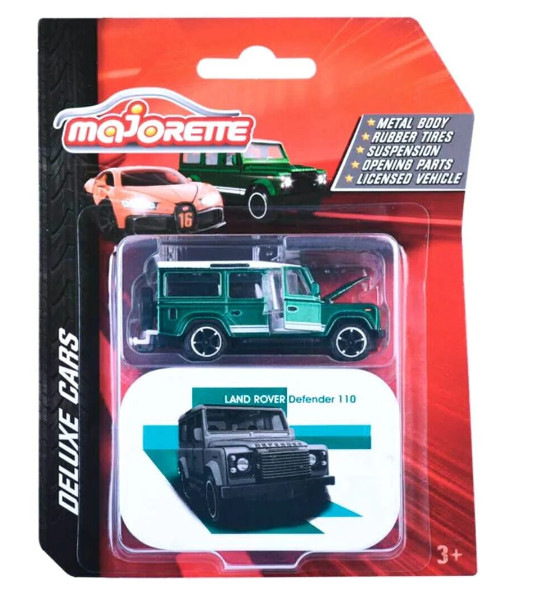 Majorette Deluxe Cars 1/64 Land Rover Defender 110