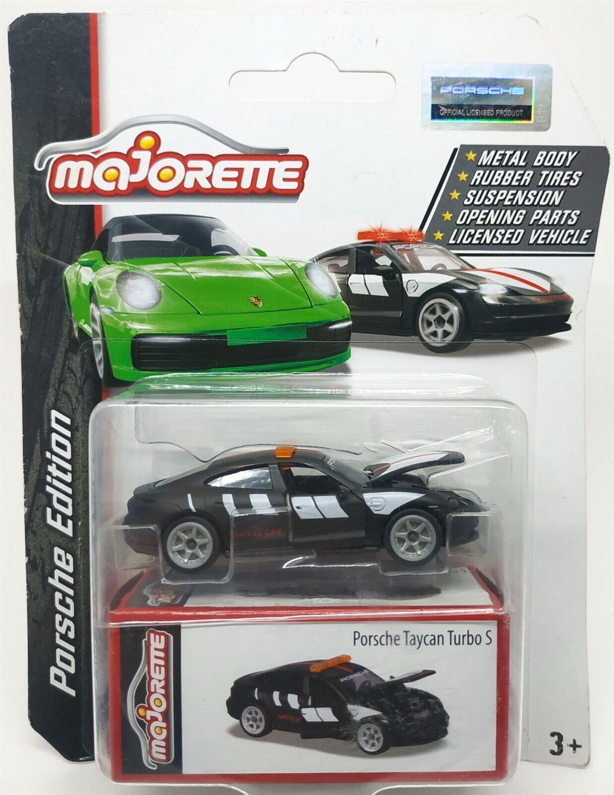Majorette Porsche Edition Porsche Taycan Turbo S Siyah