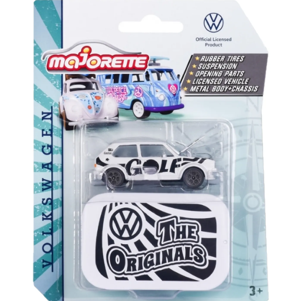 Majorette Volksagen The Originals Volkswagen Golf MK1 Beyaz