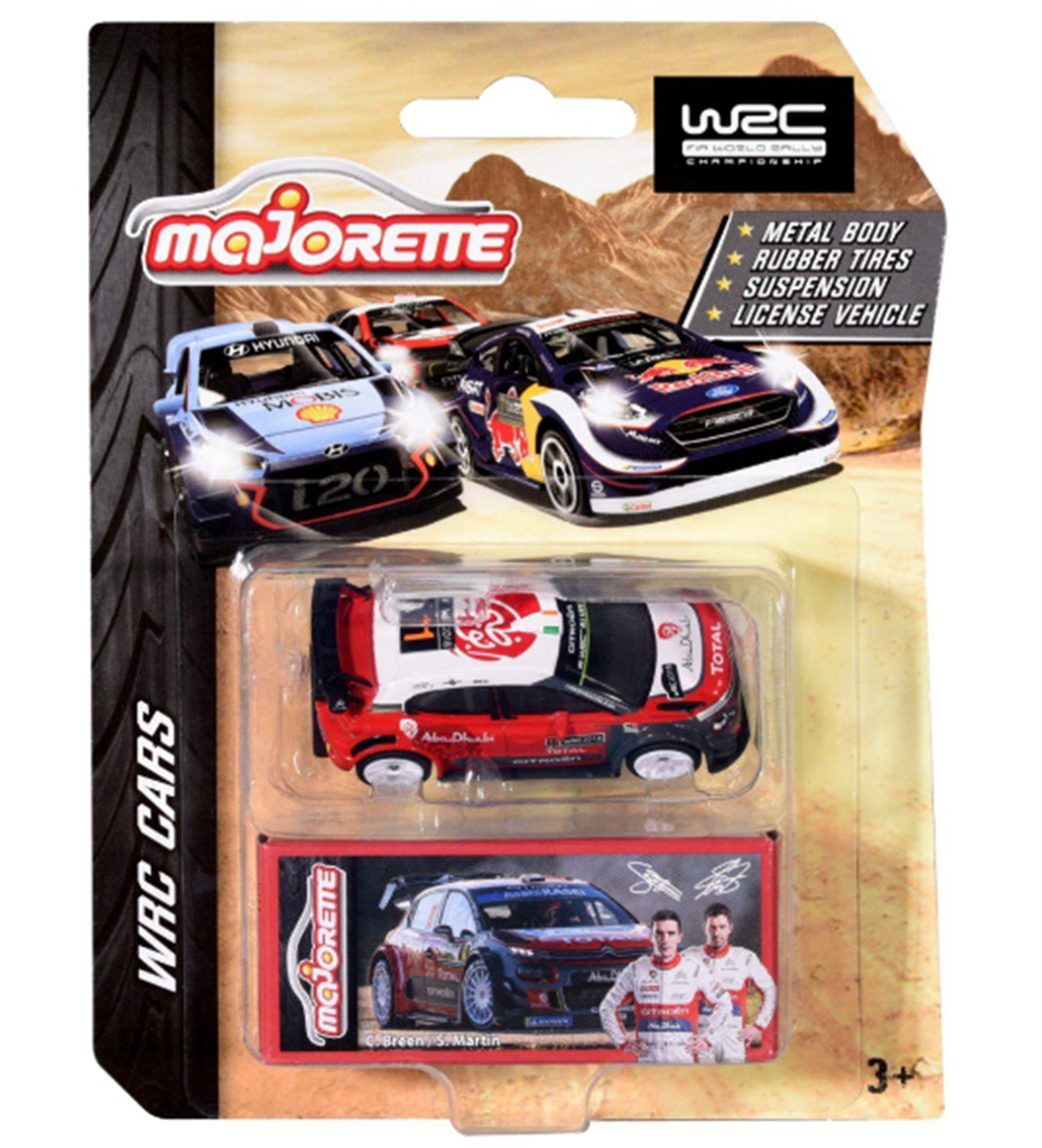Majorette WRC Cars Citroen C3 WRC 2018