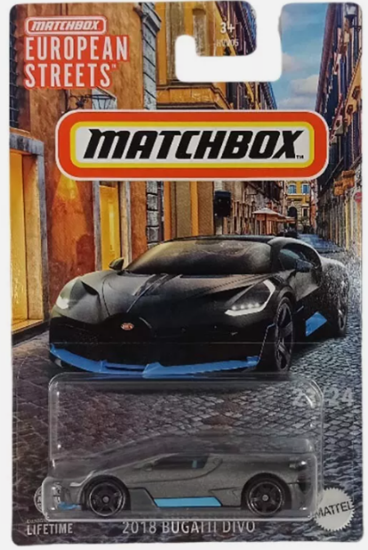 Matchbox Avrupa Araçları Serisi 2018 Bugatti Divo HVV05-HVV44